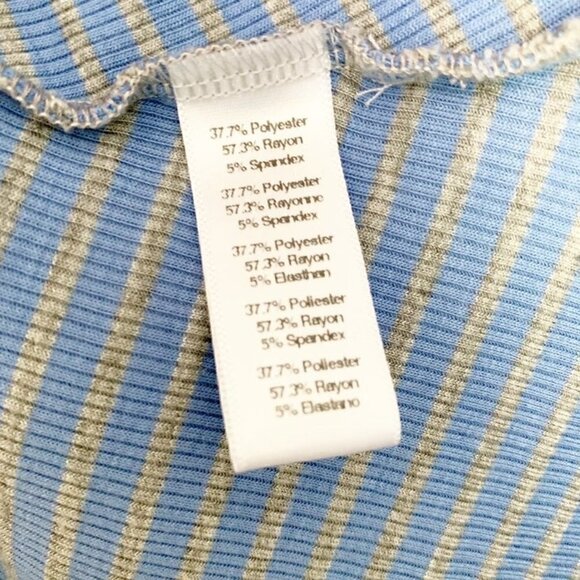 5/$25 Anthro Puella striped turtleneck tunic S - Picture 6 of 8